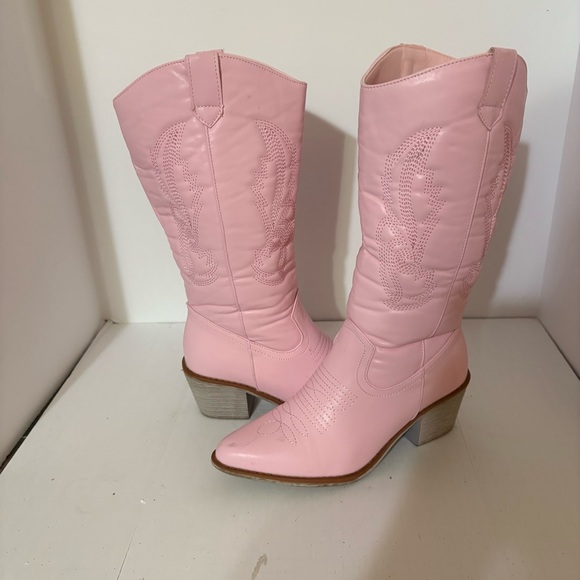 Pierre Dumas Pink Fashion Western Boot Shoe 89878 Wilder-1" model. - Picture 2 of 11